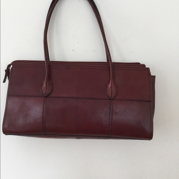 Pelle leather brown shoulder bag. - Picture 3 of 5